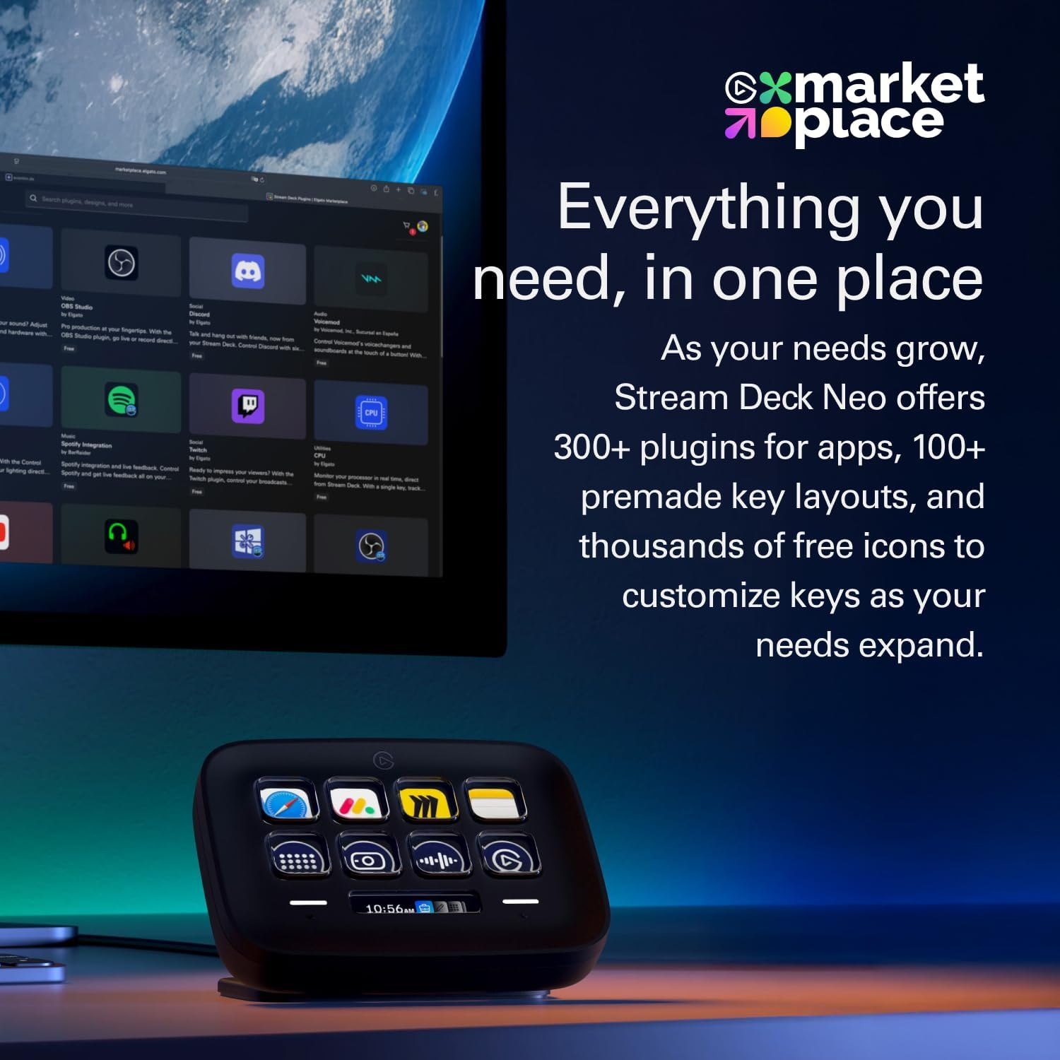 Stream Deck Neo (Black) image number 4