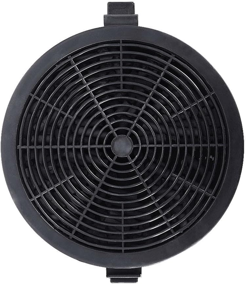 Devanti Activated Charcoal Carbon Filter Range Hood Filters, Pyramid Rangehood Replacement for Ductless Ventless Set of 2, Black Kitchen Cooker Accessories image number 2