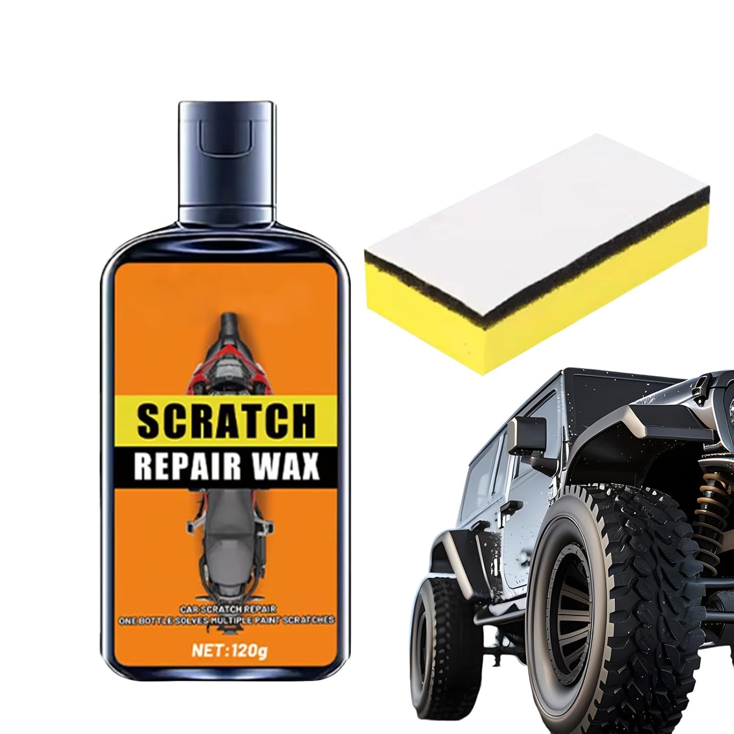 Gupcaqosjw Polish Cream,Cream Protection for Maintenance | Metal Polish for Wheels - for Car Vehicle Automotive Outdoor Home Seasonal image number 5