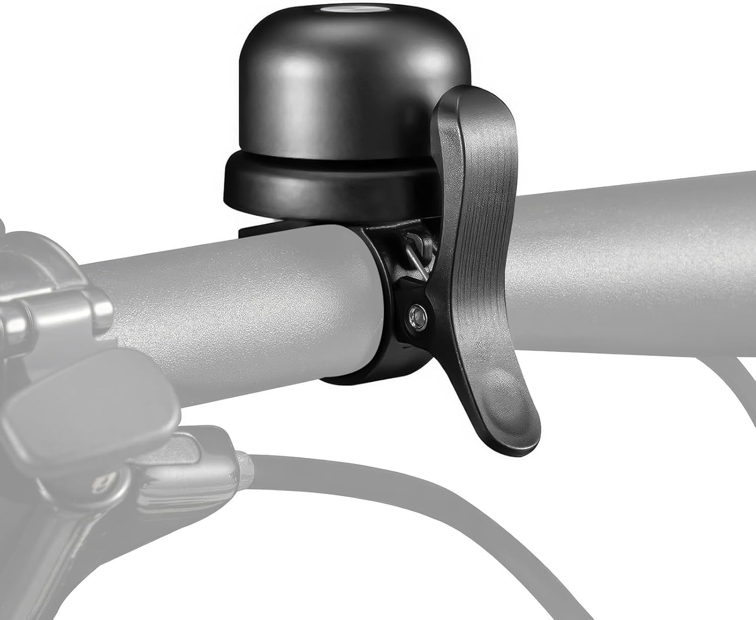 Airtag Bike Bell,Hidden Bicycle Brass Bell,Waterproof Anti-Theft Anti-Corrosion for 22.2Mm Handlebar,Bicycle Bell with Loud Sound,Cycling Equipment the Cyclists Black(Airtag Not Included) image number 4