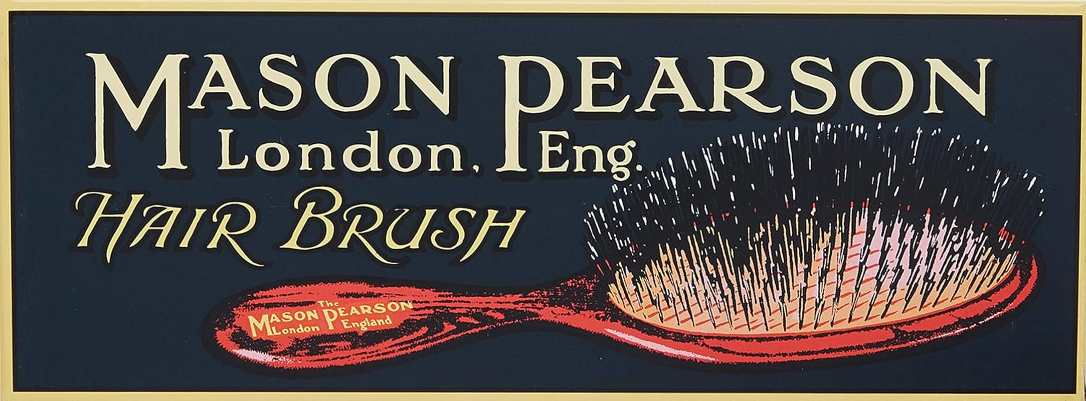 Mason Pearson Extra Small Pure Bristle Brush - B2 Dark Ruby, 2 Count