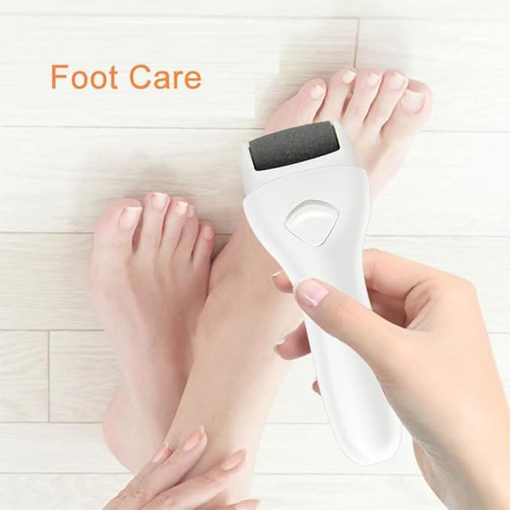 HPAMR Electric Foot Grinder Electric Foot Callus Remover Portable Electronic Foot File Pedicure Foot Tool Pedi Feet Care with 3 Grinding Heads for Dead, Cracked Dry Skin image number 3