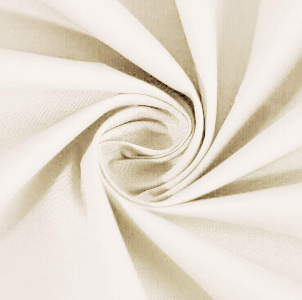 American Baby Company 100% Natural Cotton Percale Ruffled Crib Skirt, Ecru, Soft Breathable, for Boys and Girls image number 3