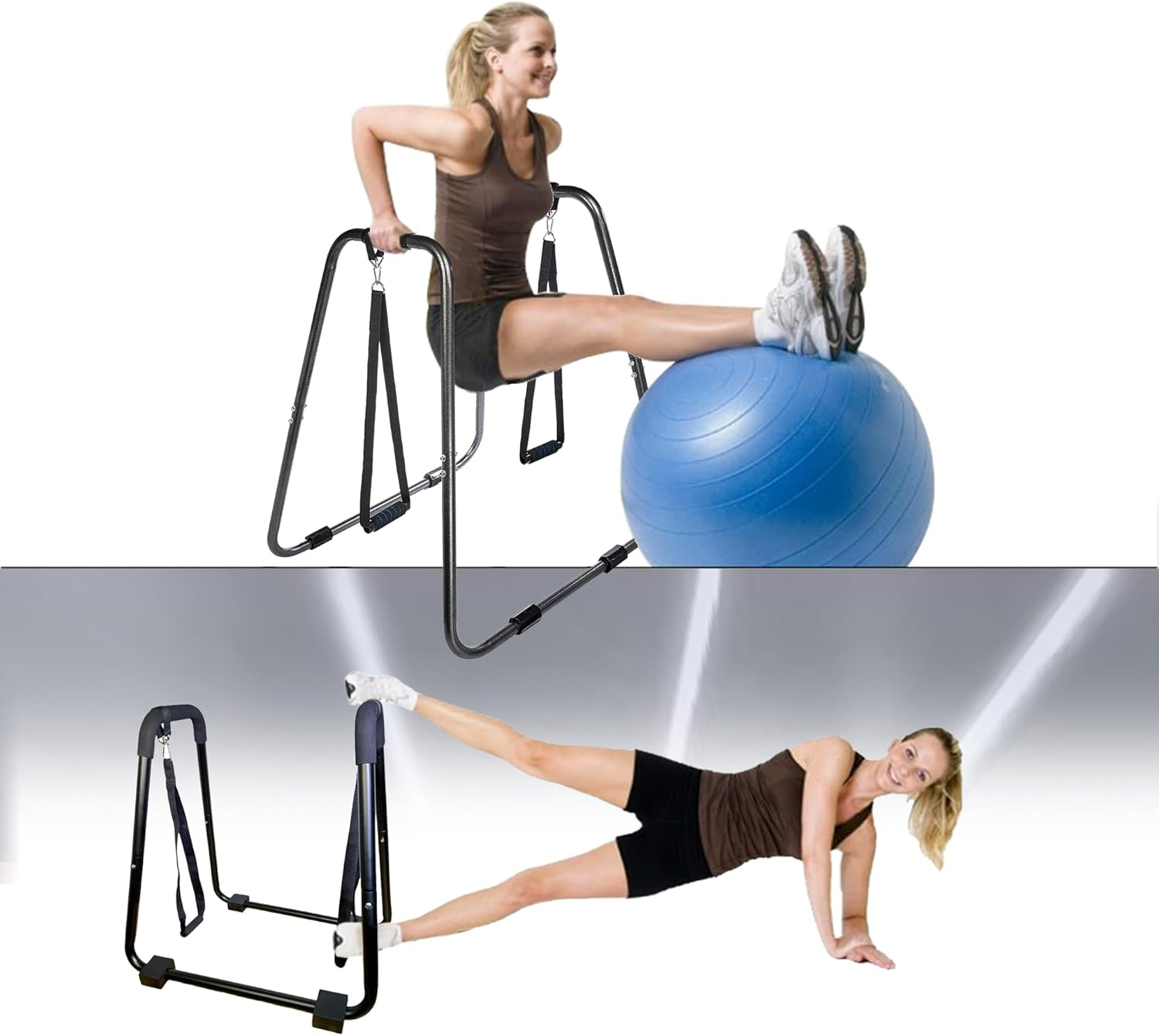 Fitness Master Parallel Bars Chin-Up Standing Pull up Multi-Function Dip Station image number 5