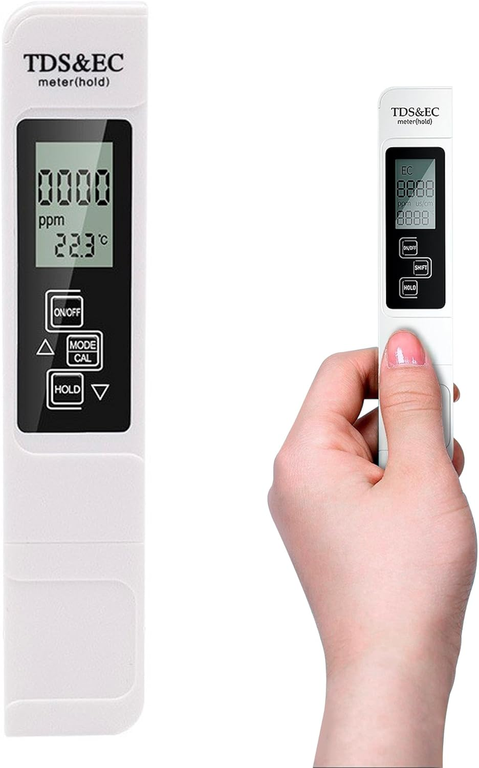 Water Testing Kits for Drinking Water- 4 in 1 TDS Meter TDS EC & Temperature(&deg;C,&deg;F) Meter,Accurate & Reliable Digital Tap, Well, Swimming Pool,Hydroponics, Aquarium, RO/DI System image number 3