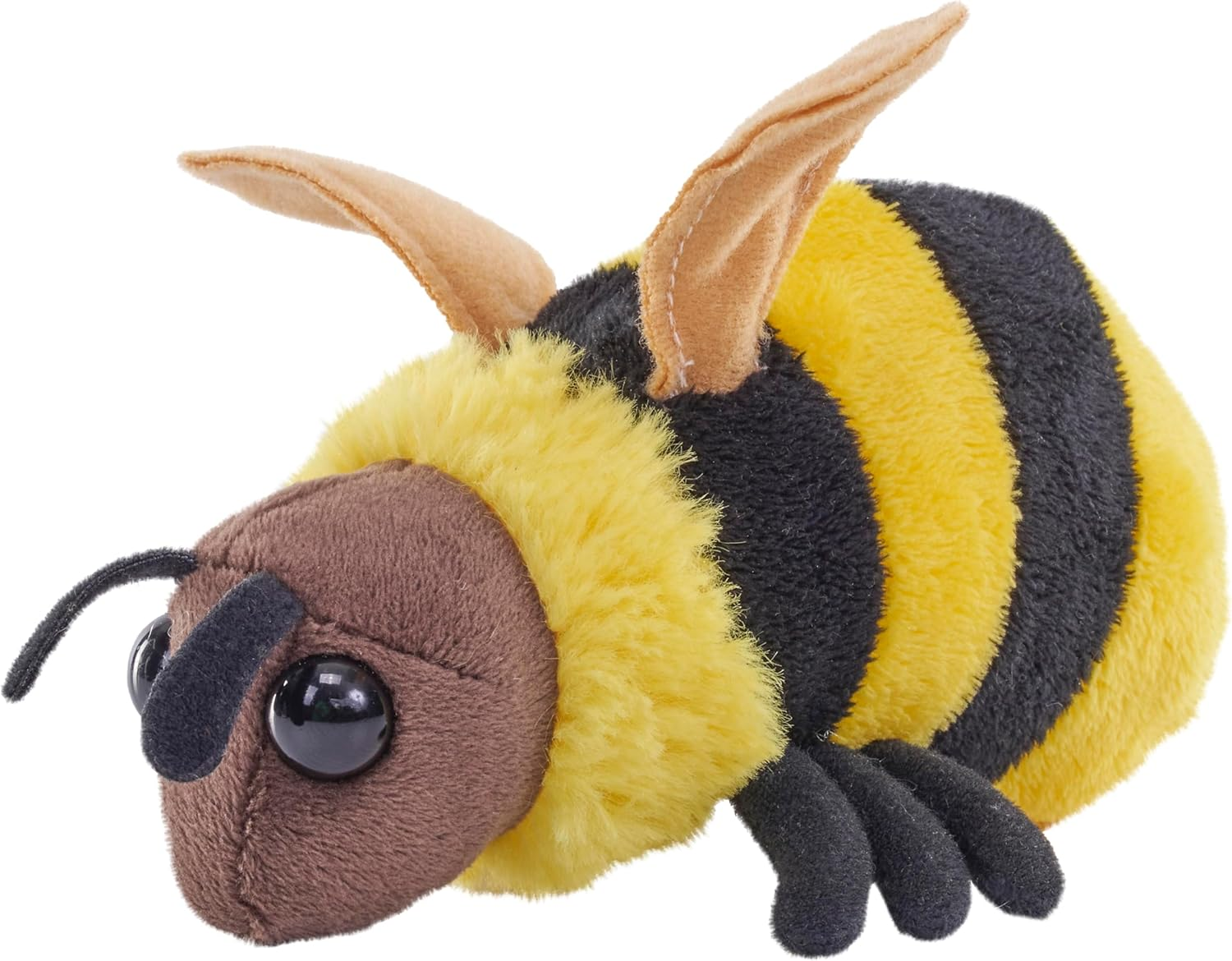 Wild Republic Pocketkins Eco Bee, Stuffed Animal, 5 Inches, Plush Toy, Made from Recycled Materials, Eco Friendly