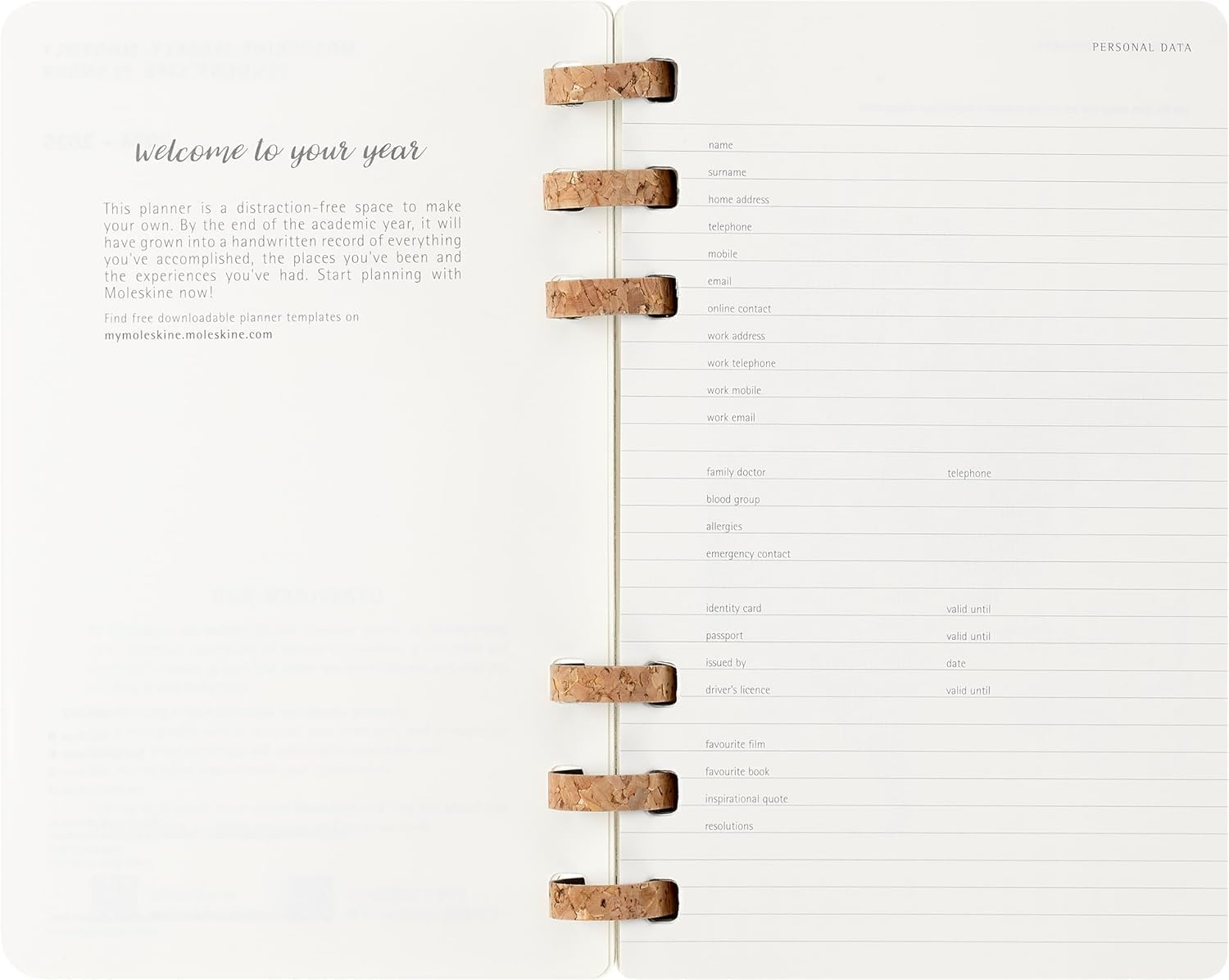 MOLESKINE - 2025-12 Month Spiral Planner - Soft Cover Diary - Large - Black image number 2