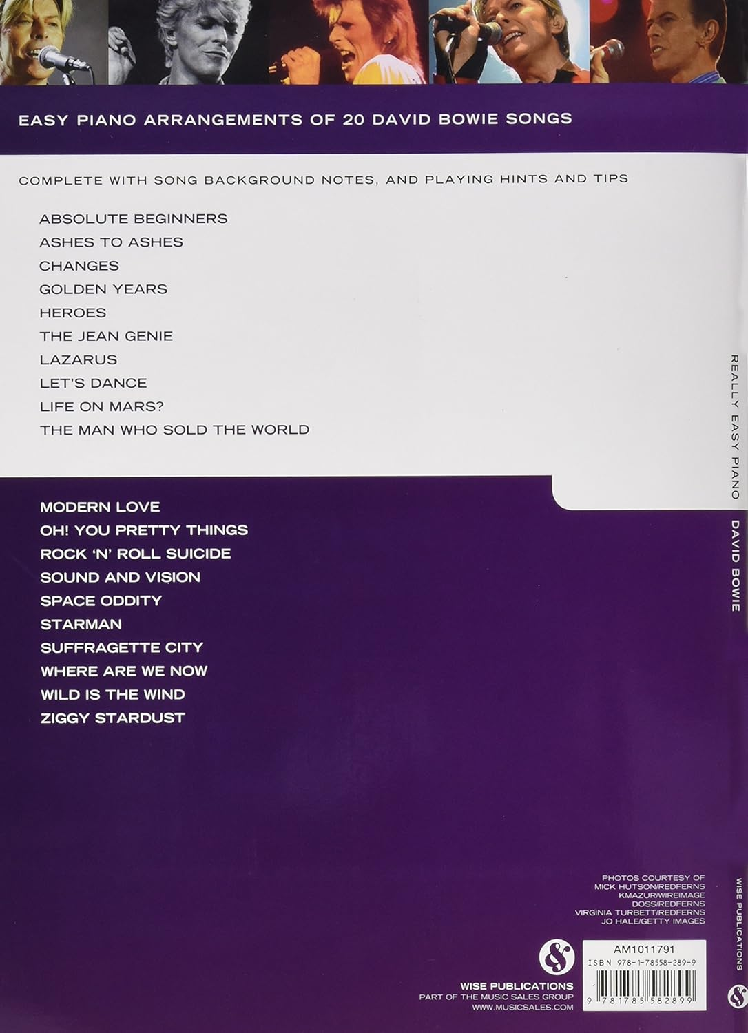 Really Easy Piano: David Bowie image number 1