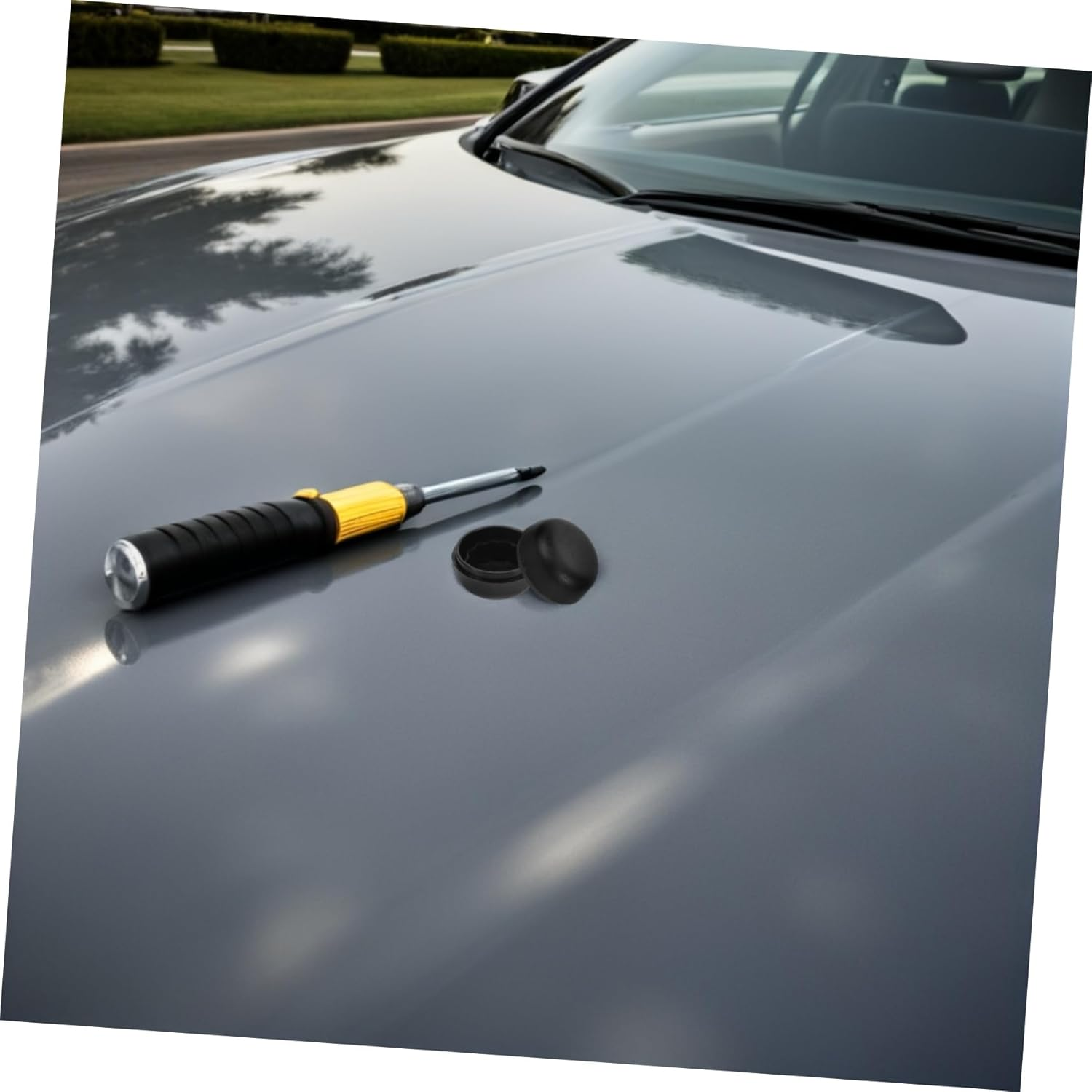 2Pcs Rear Wiper Arm Nut Protector Caps for Model Y UV Resistant Plastic Covers with Noise Reduction Weatherproof Rear Window Wiper Arm Nut Cap Replacement image number 3