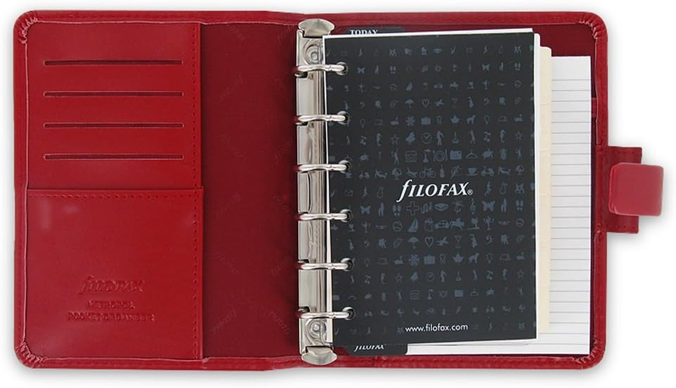 Filofax - Metropol Organiser 2023 - Pocket - Red - Red image number 4