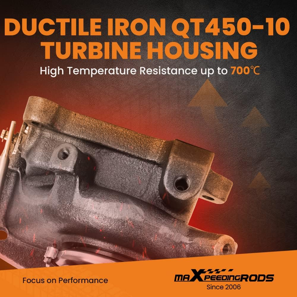 Maxpeedingrods K04 K0422582 Turbo Turbocharger for 2006-2014 CX7 CX-7 CX 7 2.3L 53047109904 L3YC1370ZA Turbocharger [] image number 6