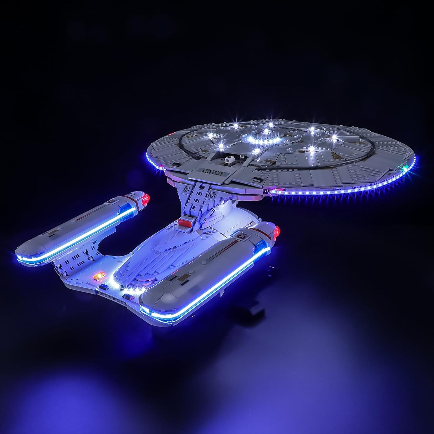 BRIKSMAX 2.0 Light Kit Compatible with  Icons U.S.S. Enterprise NCC-1701-D10356 Building Sets- Original LED Lighting Kits (Accessories Only),Cable-Hiding Tech for Display, Gifts & Collectors image number 4