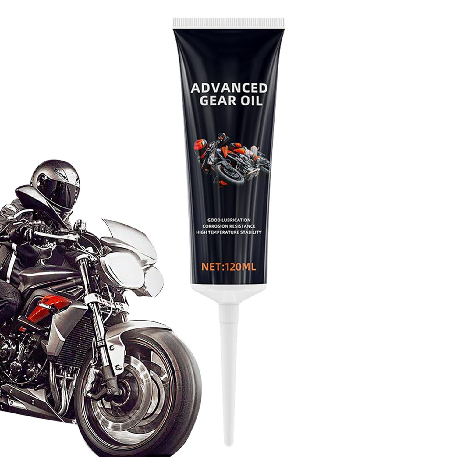 Motorcycle Chain Lube,Chain Oil Chain Lube 120Ml | Deeply Penetrate Chain Lubricant for Motorcycle Motorbike ATV Chain image number 2