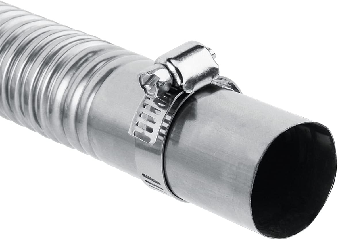 1 Inch Stainless Steel Exhaust Pipe Parking Air Heater Fuel Tank Diesel Gas Vent Hose Length 120CM image number 2