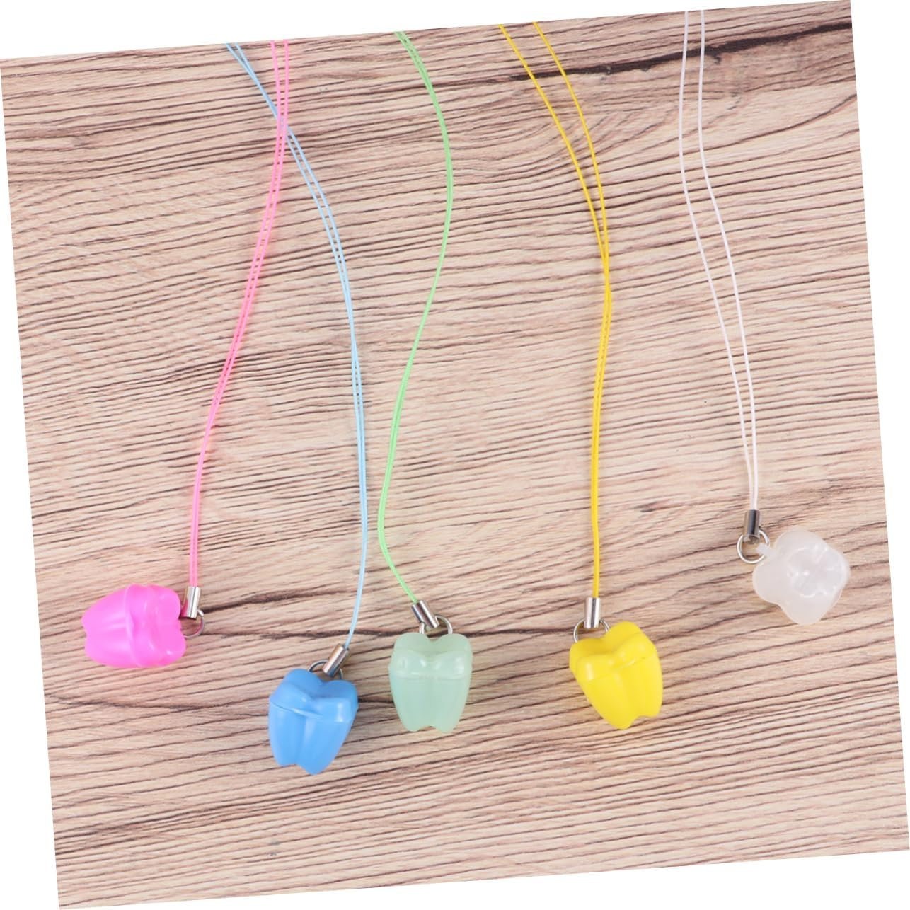 CLISPEED 5Pcs Teeth Storage Box Keepsake Box for Boys and Girls Born Teeth Christmas image number 3