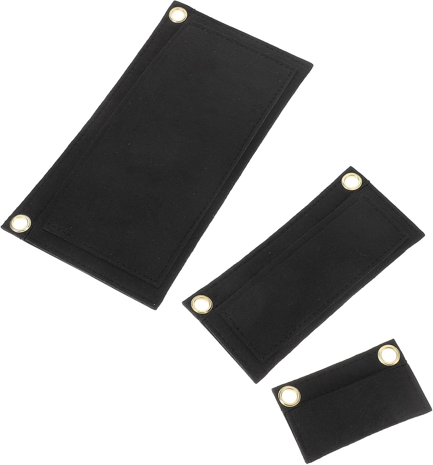 SOIMISS 3Pcs Felt Bag Insert Organizer Set for Clutch and Handbag, DIY Purse Storage Liner with Inner Pocket, Tote and Wallet Organizer Inserts for Travel and Daily Use image number 4