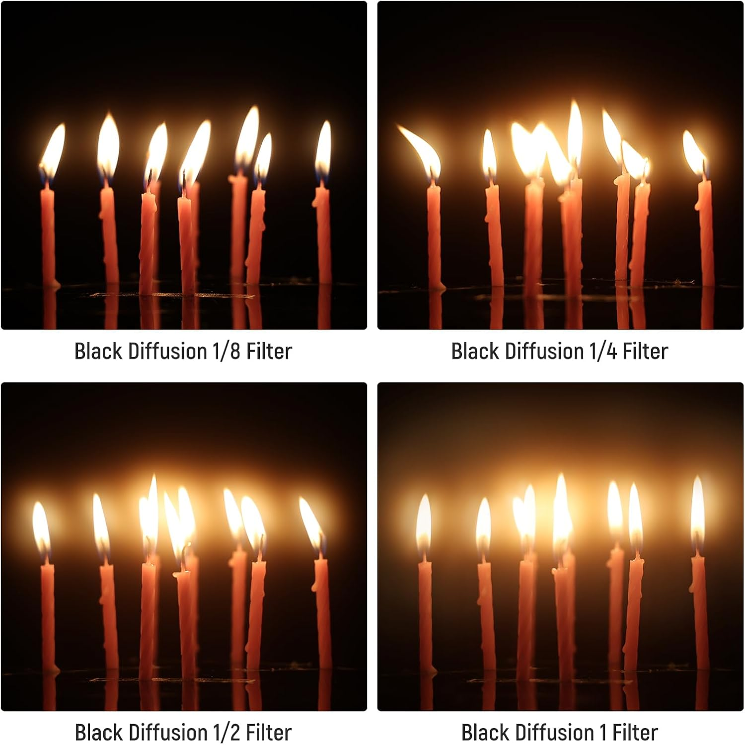 NEEWER 67Mm Black Diffusion 1/4 Filter Dreamy Soft Cinematic Effect Filter Ultra Slim Water Repellent Scratch Resistant Optical Glass Multiple Nano Coatings for Video/Vlog/Portrait Photography image number 4