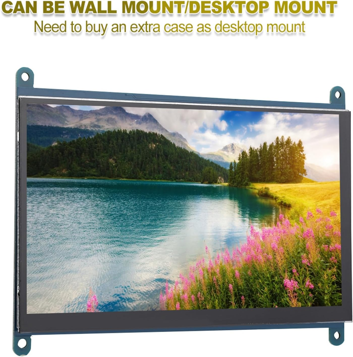 Touchscreen Monitor for 7 Inch Monitor HDMI LCD HD Capacitive Monitor 1024 X 600 5 Professional Touch Points for 3/2/1, Suitable for with Touch System image number 5