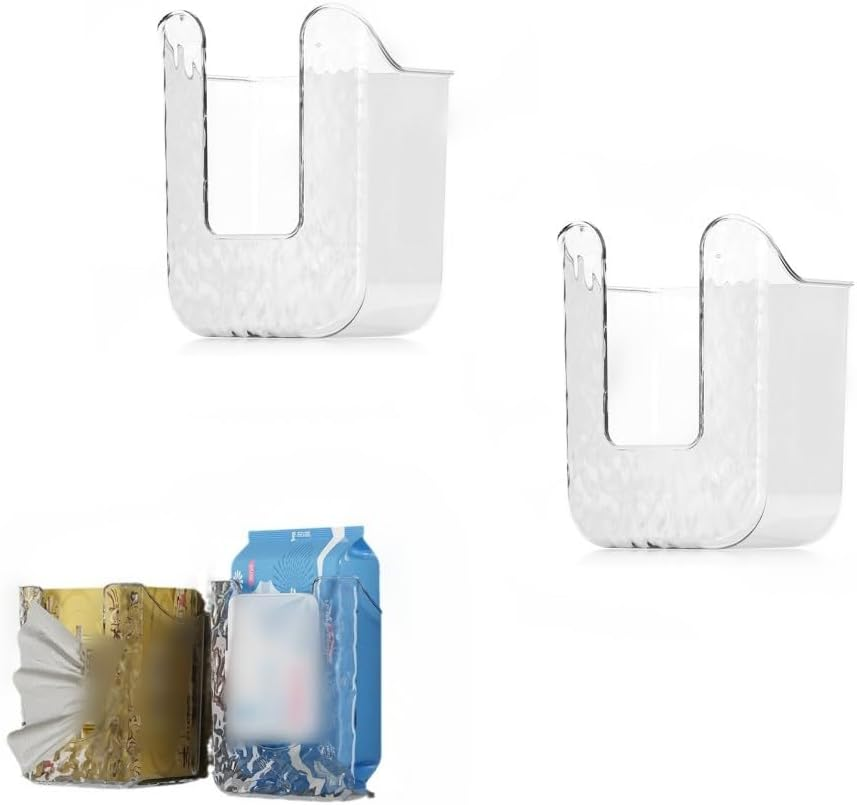 2Wet Wipes Dispenser Box,Refillable Wipes Container Box for Kitchen Bedroom Bathroom (Gray) image number 2