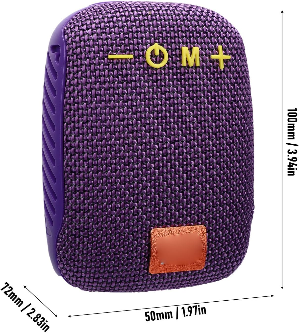 GOWENIC Portable Bluetooth Speaker for Bike, IPX5 Waterproof Bike Speaker with FM Radio, TWS Pairing, for Cycling Hiking Camping (Purple) image number 1