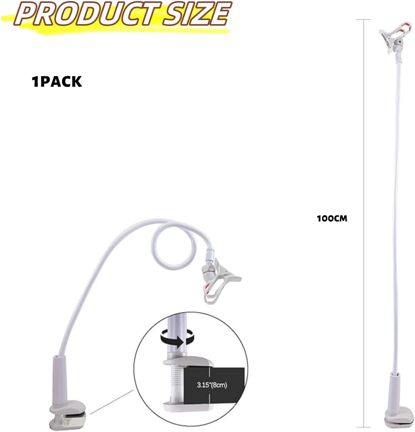 RJDJDLXM Hose Lifter and Hose Support, Hose Holder Hanger to Prevent Hoses Leakage & Tangling, Flexible to Fit in Any Room, Adjustable and Robust,Multi-Functional Hose Bracket/Mobile Phone Stand