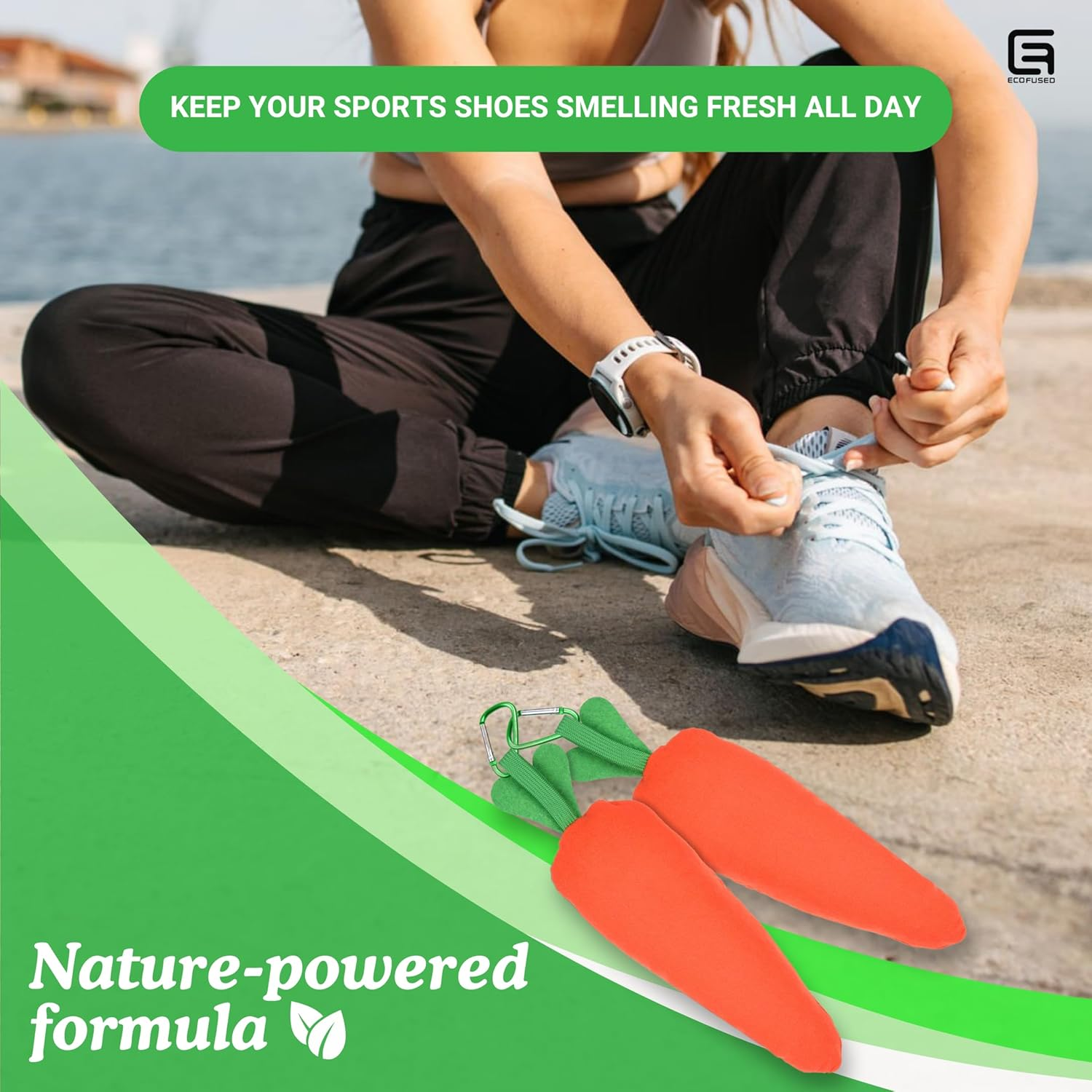 Chilisoles 2 Pack Shoe Deodorizer Odor Eliminator for Shoes, Cleats, Closets, Drawers, Gloves - Moisture Absorber, Air Freshener, Carrotsoles, 1 Count (Pack of 2) image number 5