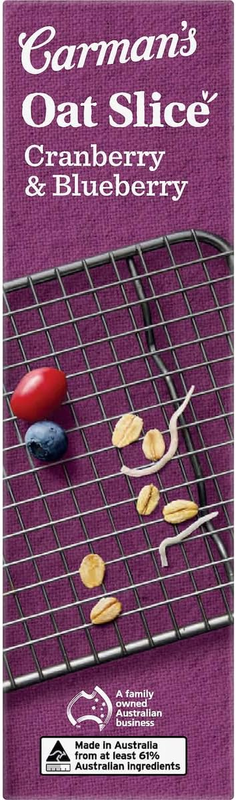 Carman'S Cranberry and Blueberry Oat Slice, Light Brown, 175 G image number 4