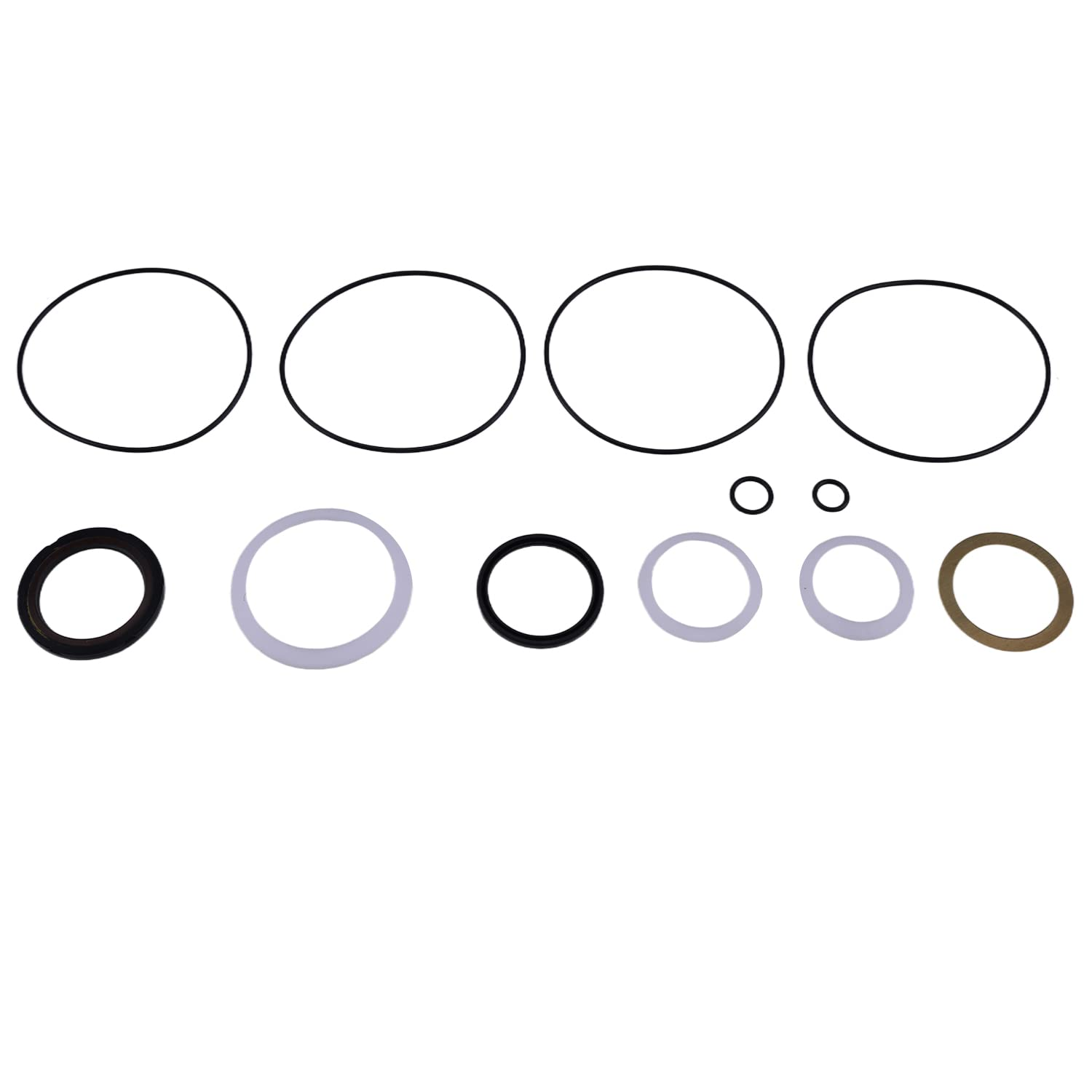 Motor Seal Kit Compatible with Char-Lynn 61258-000 Eaton 104 2000 Series Buna Seal Kit 006 Design 104-Xxxx-006 105-Xxxx-006 106-Xxxx-006 Disc Valve Motors image number 3