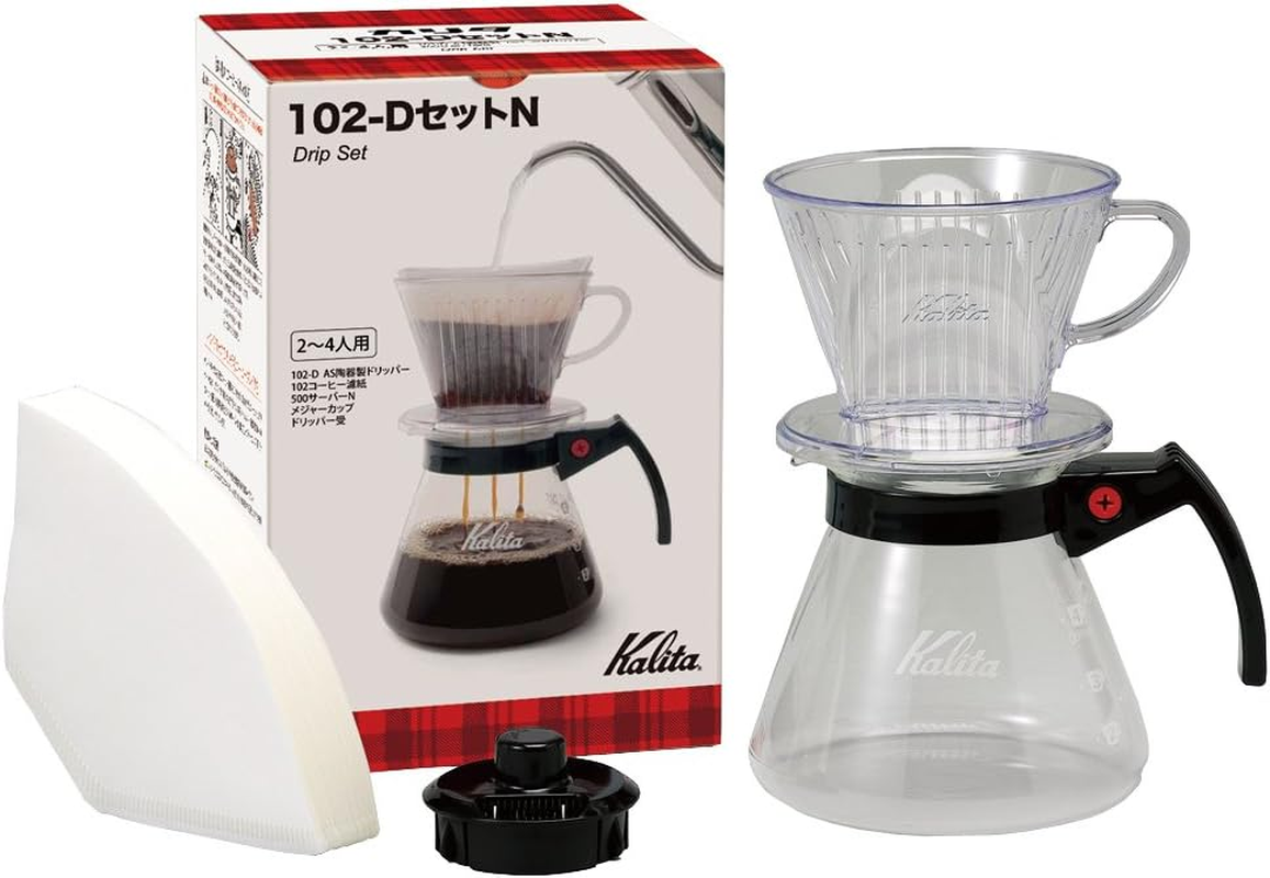 Kalita Carita Coffee Drip Set 102-Roto Set N (2-4 People) #35163 image number 1