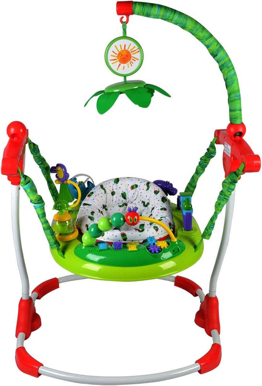 Creative Baby Hungry Caterpillar - Jumper for Baby with 10+ Activities Including Sensory Toys - JPMA Certified and Safe - 360 Spin, Adjustable Height image number 2