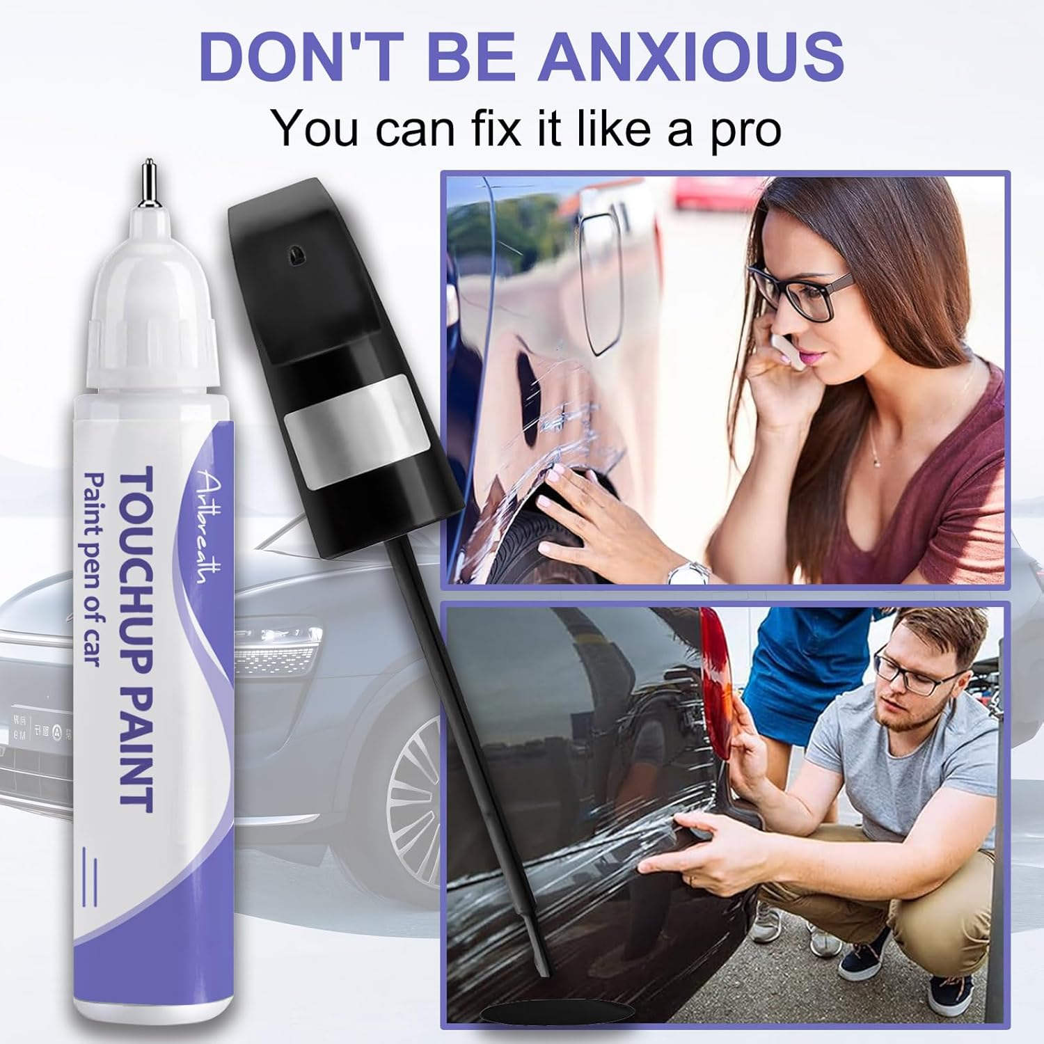 Touch up Paint for Bmw-Exact Match&ndash;Chips and Nicks Touchup Paint Pen Scratch Repair Car Accessories Car Paint Pen for Erase Car Scratches image number 1