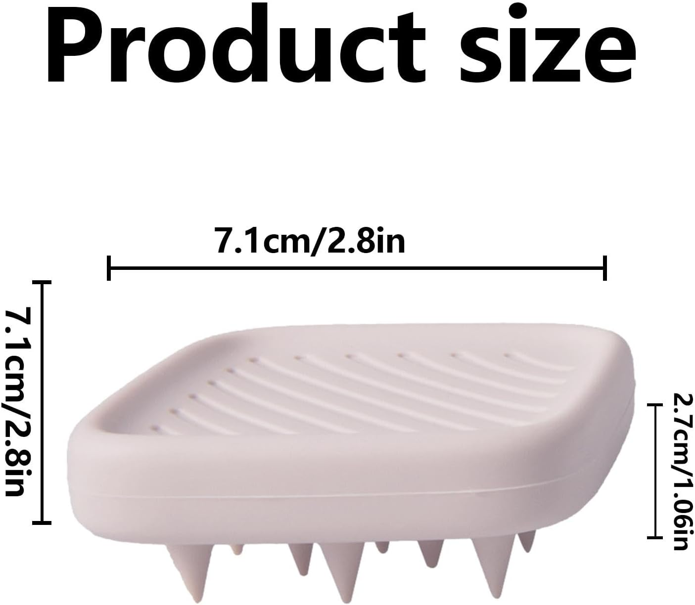 Yabauuop Scalp Scrubber for Shower - Silicone Bath Brushes for Shower - Silicone Shower and Bath Brushes, Soft Hair Comb, Home Must Have for Men, Women, Kids
