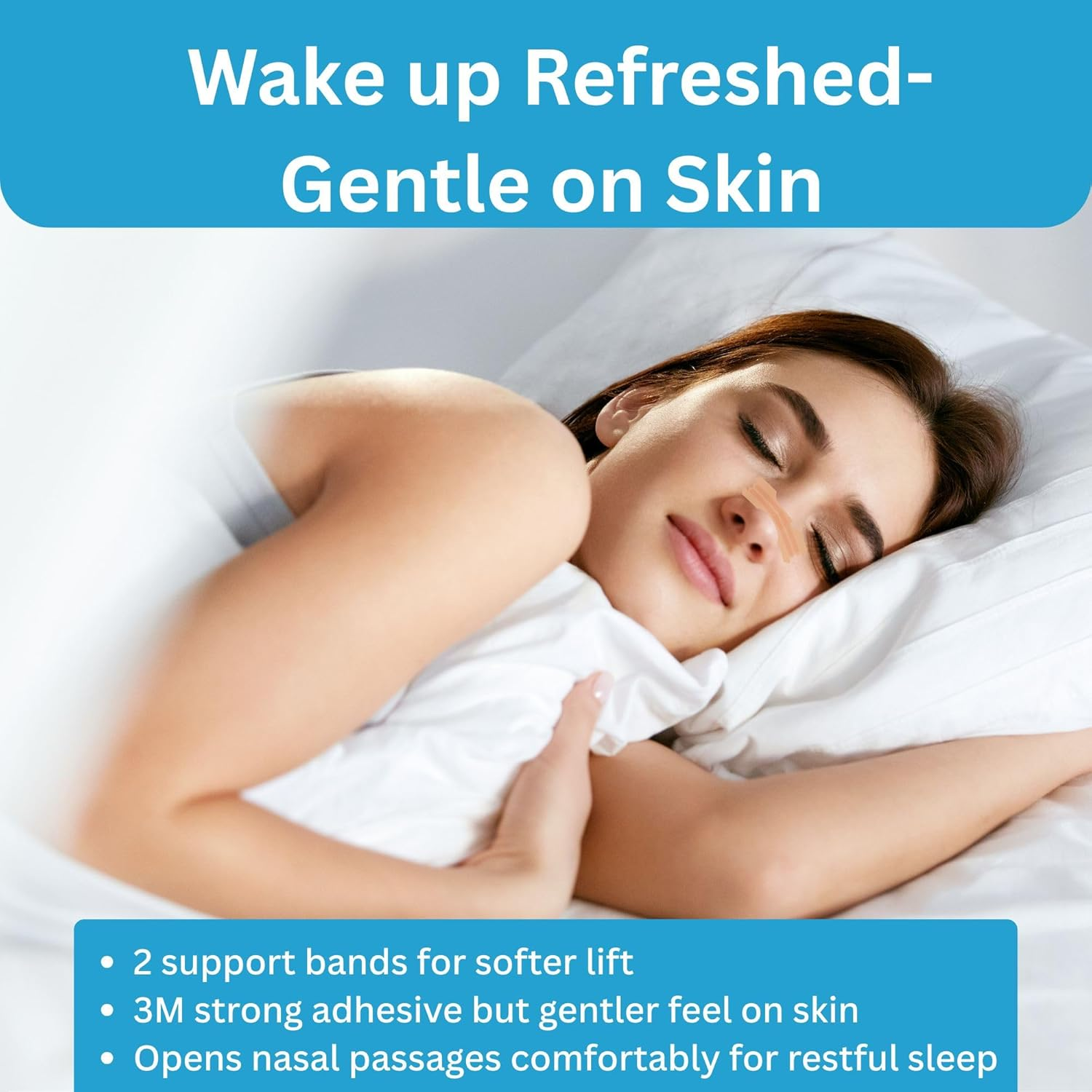 Premium Nasal Strips &ndash; Aussie Owned Nose Strips for Sleeping & Snoring Relief &ndash; Fast Drug-Free Breathing & Nasal Congestion Relief, 30 Count