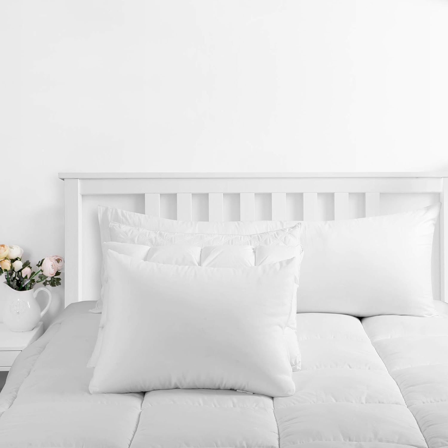 Oubonun Full Body Pillow for Sleeping-Adjustable Firm and Fluffy Body Pillows for Adults-Long and Large Pillow for Bed- 21"X54" image number 4