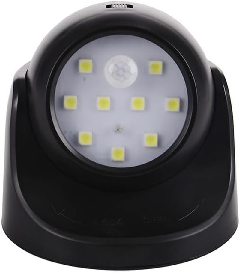 Battery Motion Sensor Light Outdoor Waterproof Wireless LED Battery Powered Wall Light Auto &ndash; White LED, 100 Lumens, IP44 Waterproof, 360&deg; Adjustable - 2 Pack image number 3