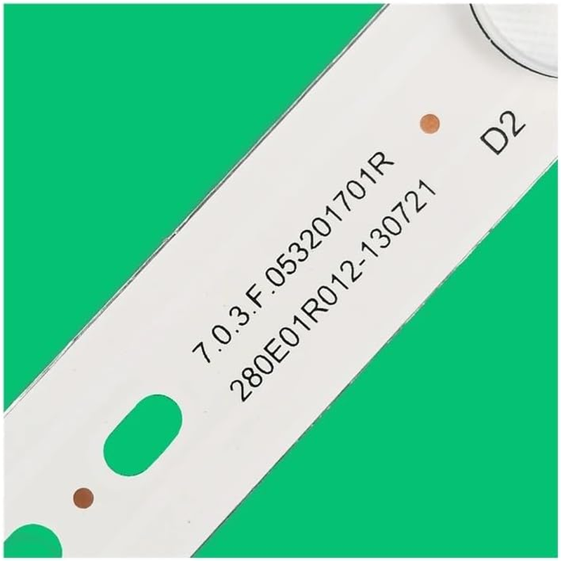 2Pcs 7Leds 6V 532Mm for 28" TV 7.0.3.F.053201701R 280E01R012-130721 280D-LENS7SX3 DL0130529 A/4 P-Hilco Ph28S63D Ph28S63(1Tv) image number 3