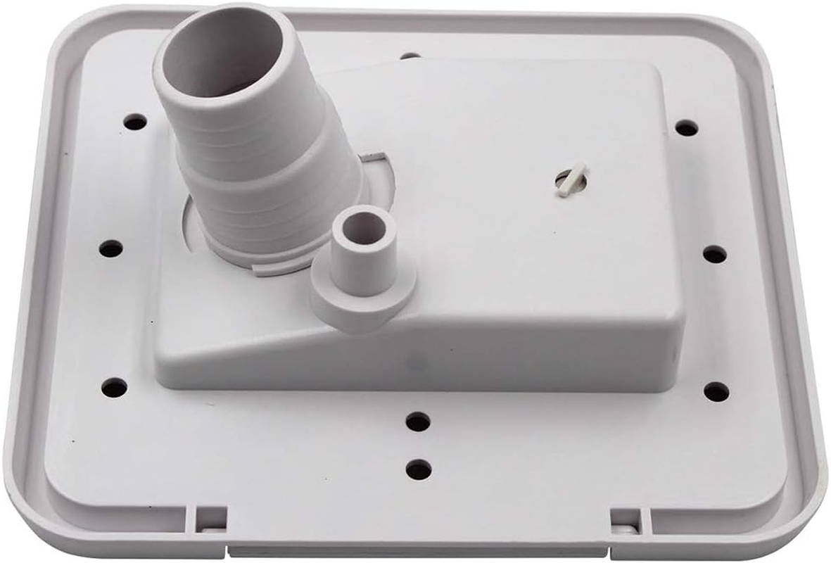 Blesiya White Gravity Plastic City Water Tank Inlet Hatch Camper Trailer RV Lock Door #1 image number 3