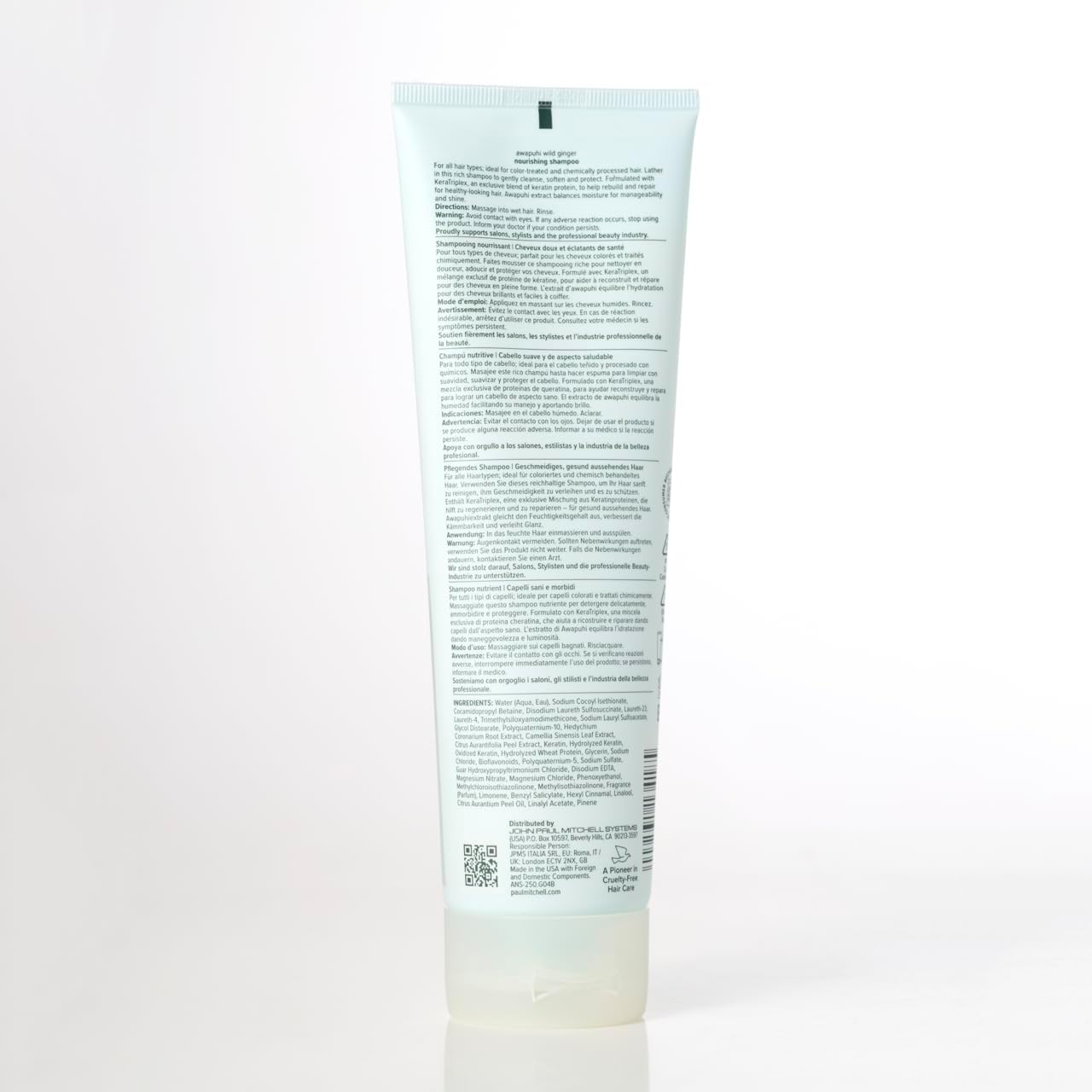 Awapuhi Wild Ginger Nourishing Shampoo 250Ml image number 2