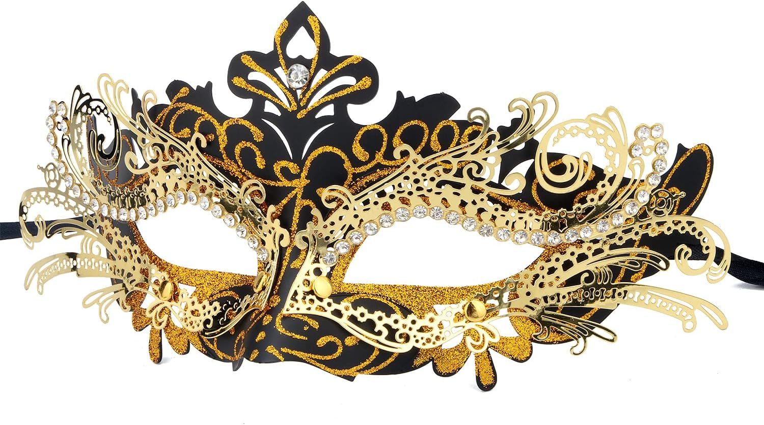 Hoshin Masquerade Mask Mardi Gras Deecorations Venetian Masks for Womens (White)