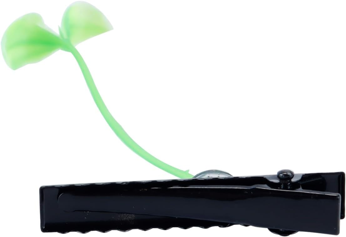 Hoite 50 PCS Bean Sprout Hair Clips Little Grass Barrette Plant Hairpins for Women School Party Christmas Ornaments image number 5