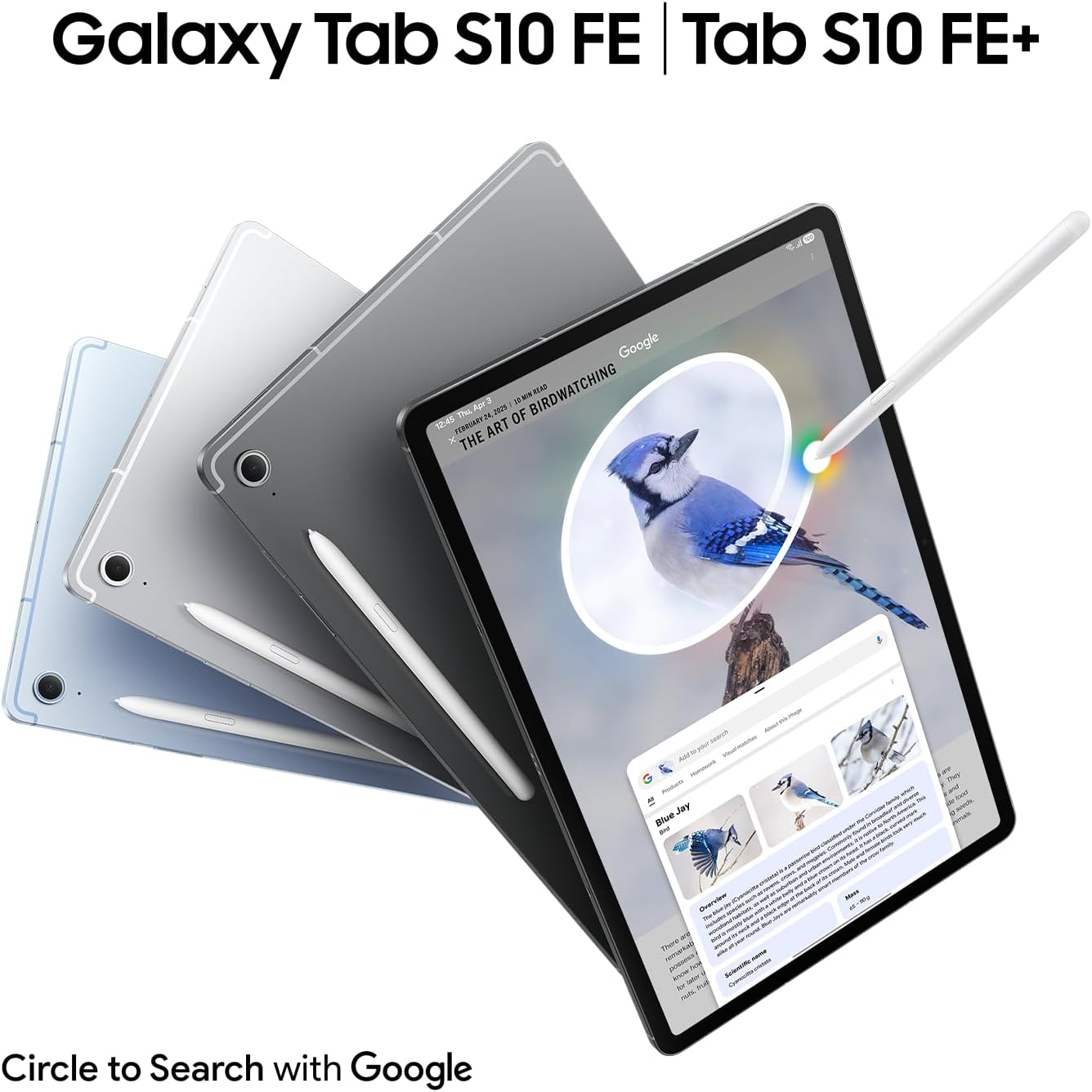 Samsung Galaxy Tab S10 FE+ [AU Version] Wi-Fi, Android Tablet, 8GB Memory, 128GB Storage, 13.1" 90Hz Display, S Pen Included, Durability, Long Battery Life, Grey image number 5