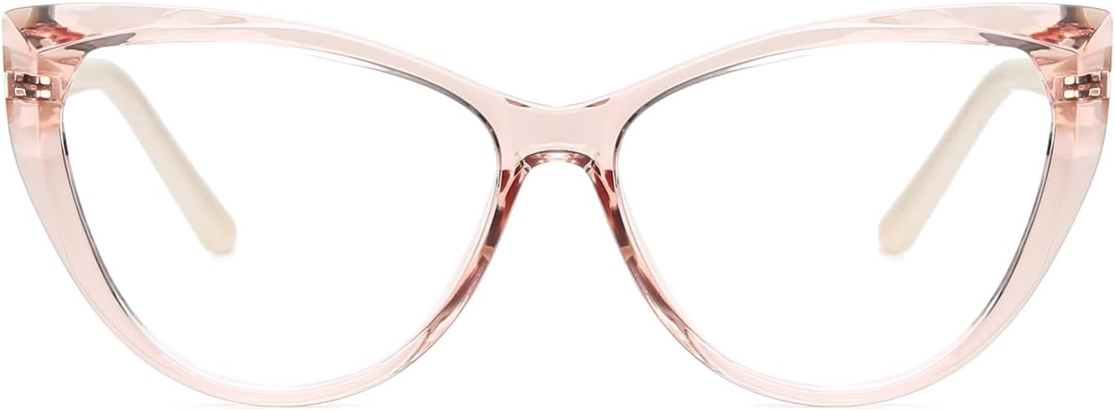 Blue Light Glasses Cateye Women Fake Eyeglasses anti Eye Strain Computer Glasses Clear Lens