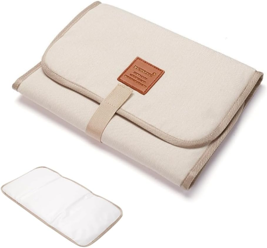 Poemtian Portable Nappy Changing Mat, Baby Change Mat, Foldable and Comfortabletravel Baby Change Pad, Baby Diaper Changing Pads for Travel image number 1