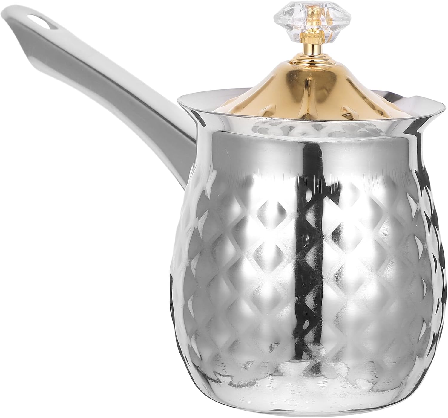 ABOOFAN Stainless Steel Milk Pitcher Household Steaming Pitcher with Ergonomic Handle for Espresso Latte Art Cappuccino Frothing Clean Milk Frothing Cup for Coffee Brewing Random Color image number 4