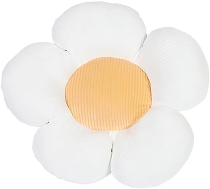 AIMALL Plush Flower Car Headrest Neck Pillow, Cute and Comfortable Cushion for Car and Office Chair, Soft Support, Easy Attachment, 9.8" Diameter, 8.7" Height image number 5