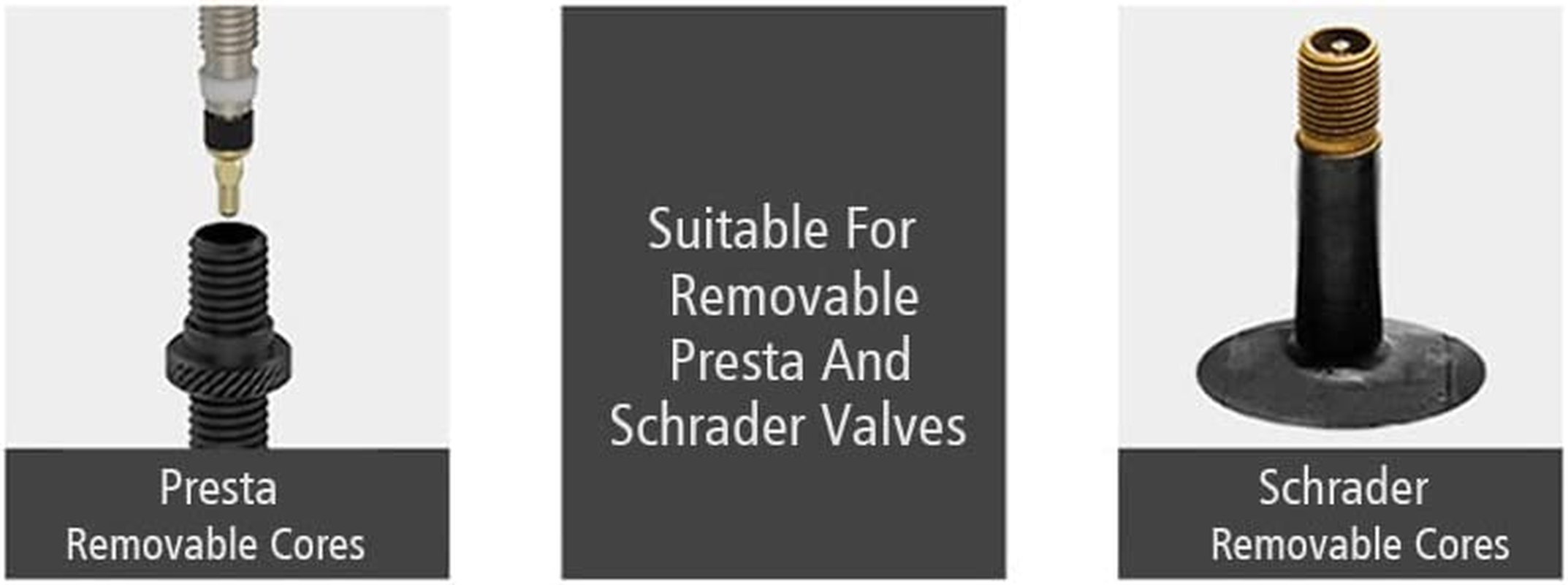 SFFCA Bike Tubeless Sealant Injector, Presta and Schrader Valve Core Removal Tool, Bicycle Tire Repair, for Stans No Tubes Sealant and Other Sealants Brand image number 1