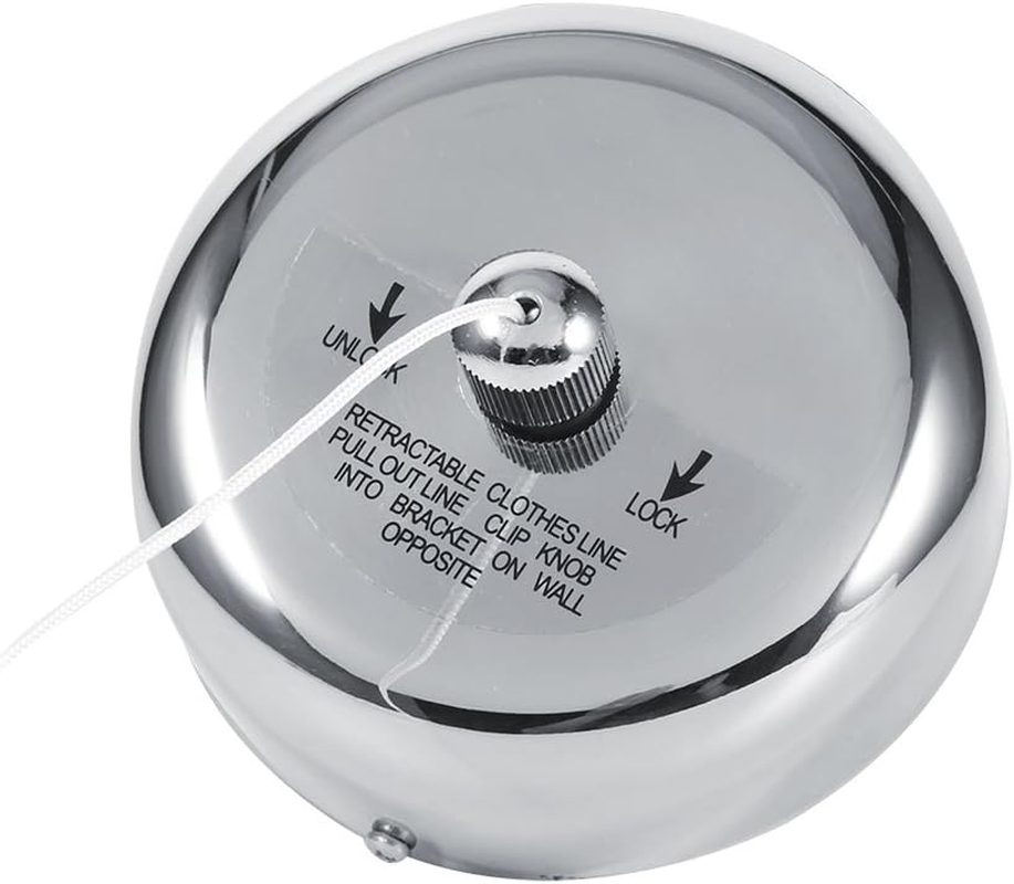 Alvinlite Retractable Clothesline|Wall Mounted String Hotel Style|Clothes Line Adjustable Line Dryer for Drying Clothes Outdoors and Indoors Stainless Steel image number 6