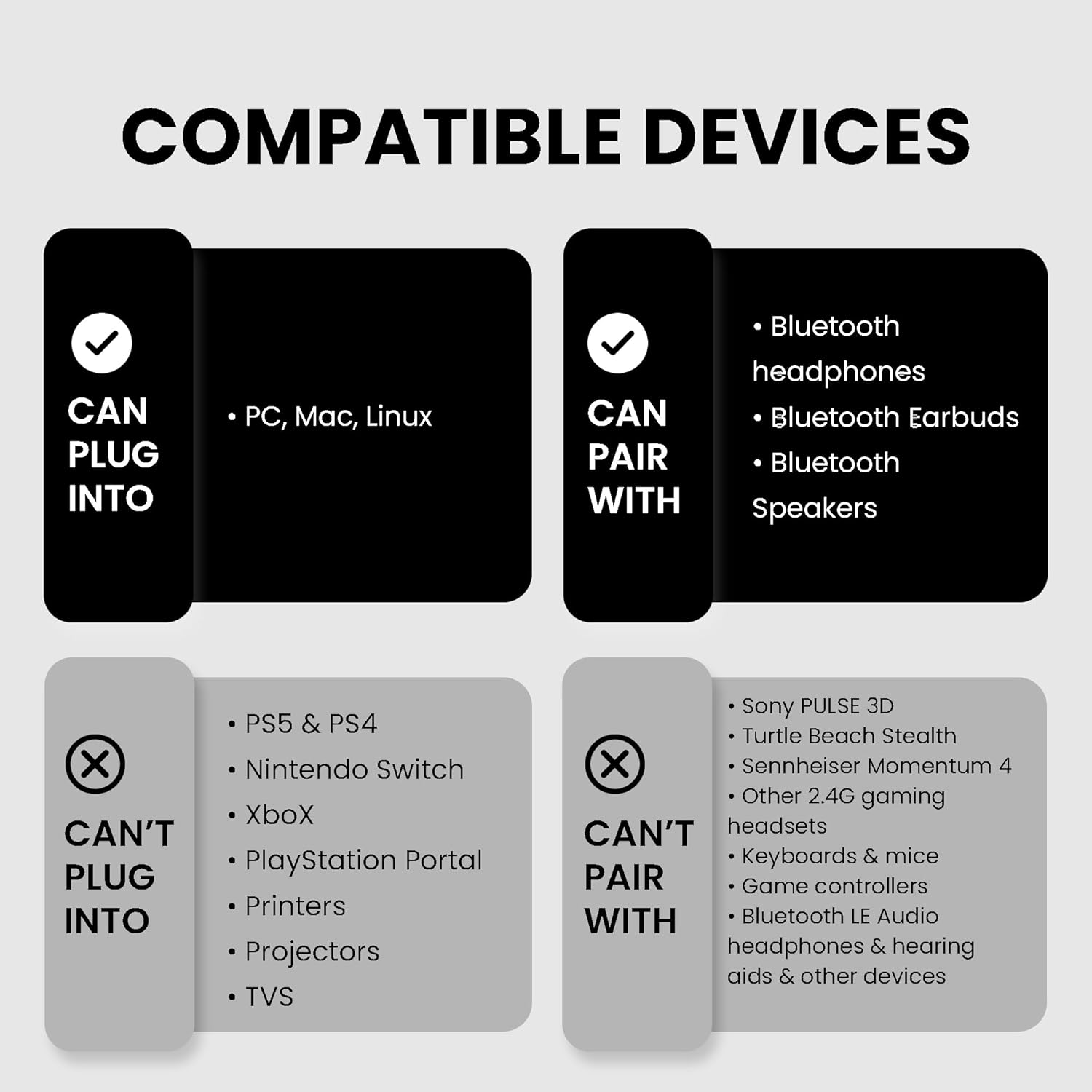 Avantree C81-PC - USB-C Bluetooth 5.3 Adapter Dongle for PC & Mac, with Aptx-Adaptive & Low Latency, Wireless Audio Transmitter to Bluetooth Headphones & Earbuds for Computer Desktop Music Work Calls image number 1