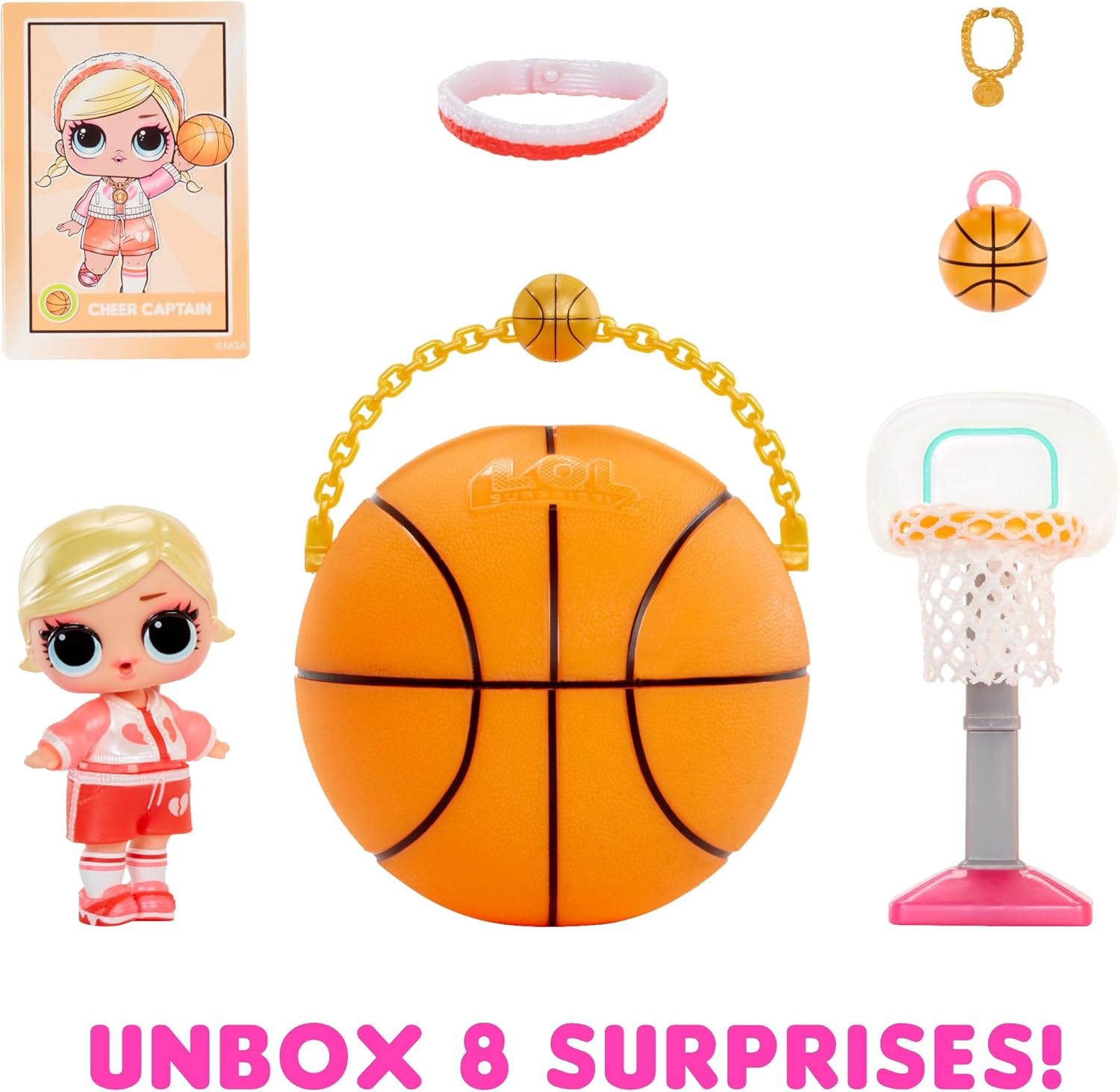 L.O.L. Surprise! All-Star Sports Vault Collection Tots - Includes 1 Doll, Blind Packaging, 12 Dolls to Collect, Unbox 8 Accessories, Ideal Present for Kids Ages 4+ image number 6