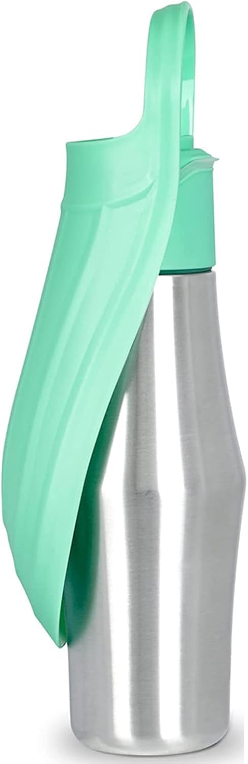 Water Bottle, Dog Bottle, Dog Water Dispenser-Stainless Steel Pet Travel Cup Outdoor Water Bottle Collapsible Dog Water Bowl Grey